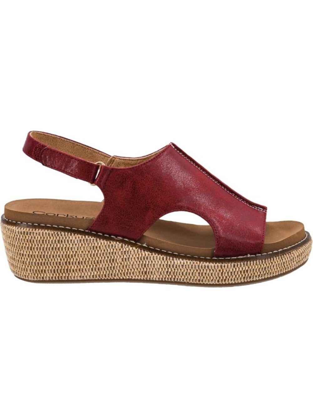 Chic Wedge Sandals with 2-Inch Cork Heel & Marshmallow Insole for All-Day